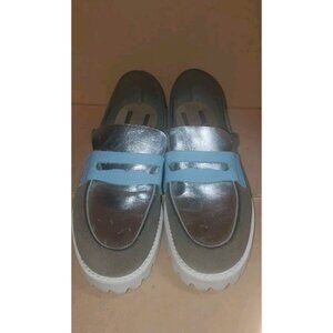 U-Dot Multi Tone Leather Loafers 22cm Sz 5 Retail Price $319 In EUC!!